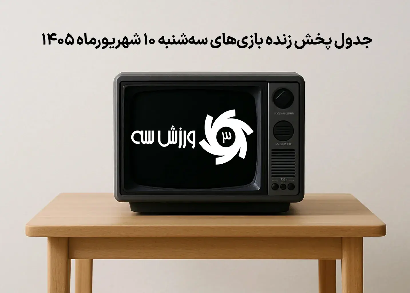 جدول پخش زنده بازی‌های سه‌شنبه ده شهریور